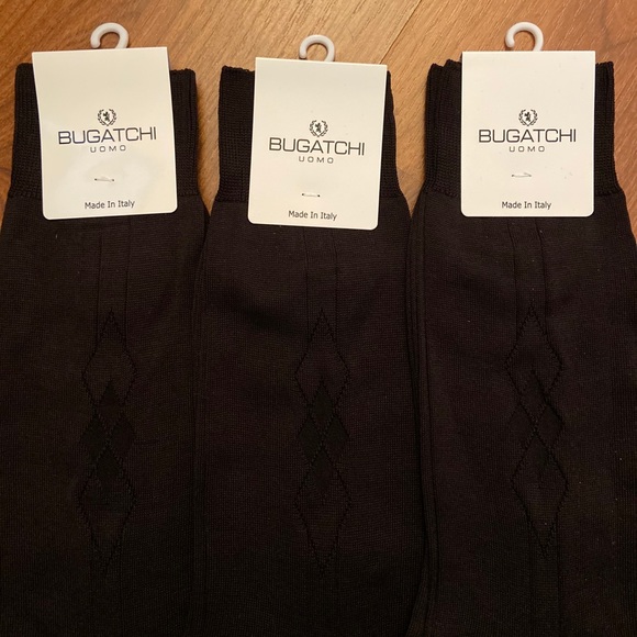 SOLD NWT 3-Pack of Bugatchi Men’s Dress Socks - Picture 2 of 4